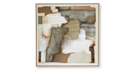 Wylander Tan/Brown/Gray Wall Art by Ashley at Eve Furniture
