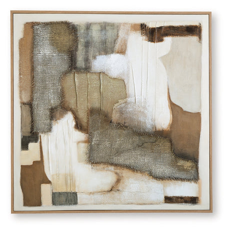 Wylander Tan/Brown/Gray Wall Art by Ashley at Eve Furniture