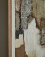 Wylander Tan/Brown/Gray Wall Art by Ashley at Eve Furniture