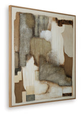 Wylander Tan/Brown/Gray Wall Art by ASHLEY FURNITURE at Eve Furniture