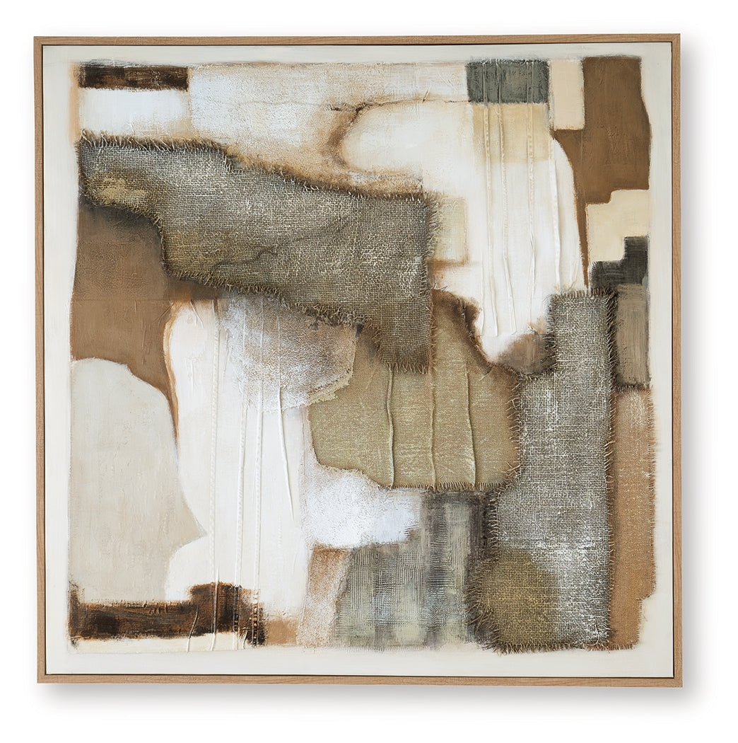 Wylander Tan/Brown/Gray Wall Art by ASHLEY FURNITURE at Eve Furniture