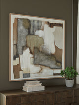 Wylander Tan/Brown/Gray Wall Art by ASHLEY FURNITURE at Eve Furniture