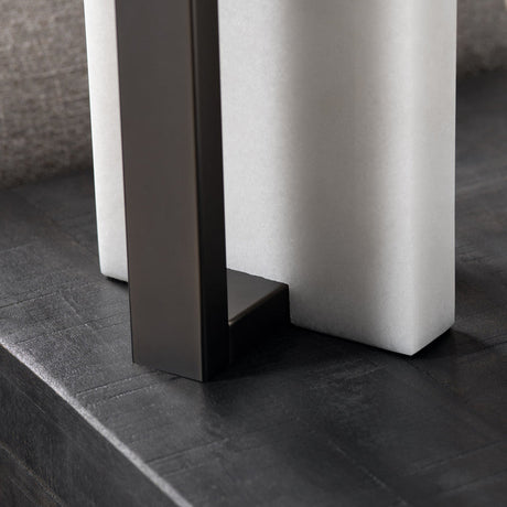 Wylie White/Black Table Lamp by Crestview at Eve Furniture