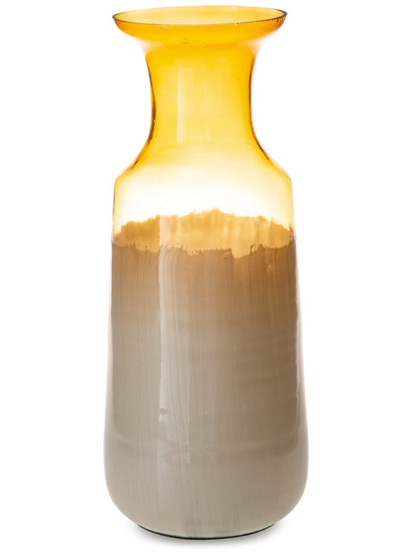 Wynburg White/Amber Vase by Ashley at Eve Furniture