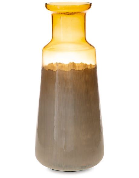 Wynburg White/Amber Vase by Ashley at Eve Furniture