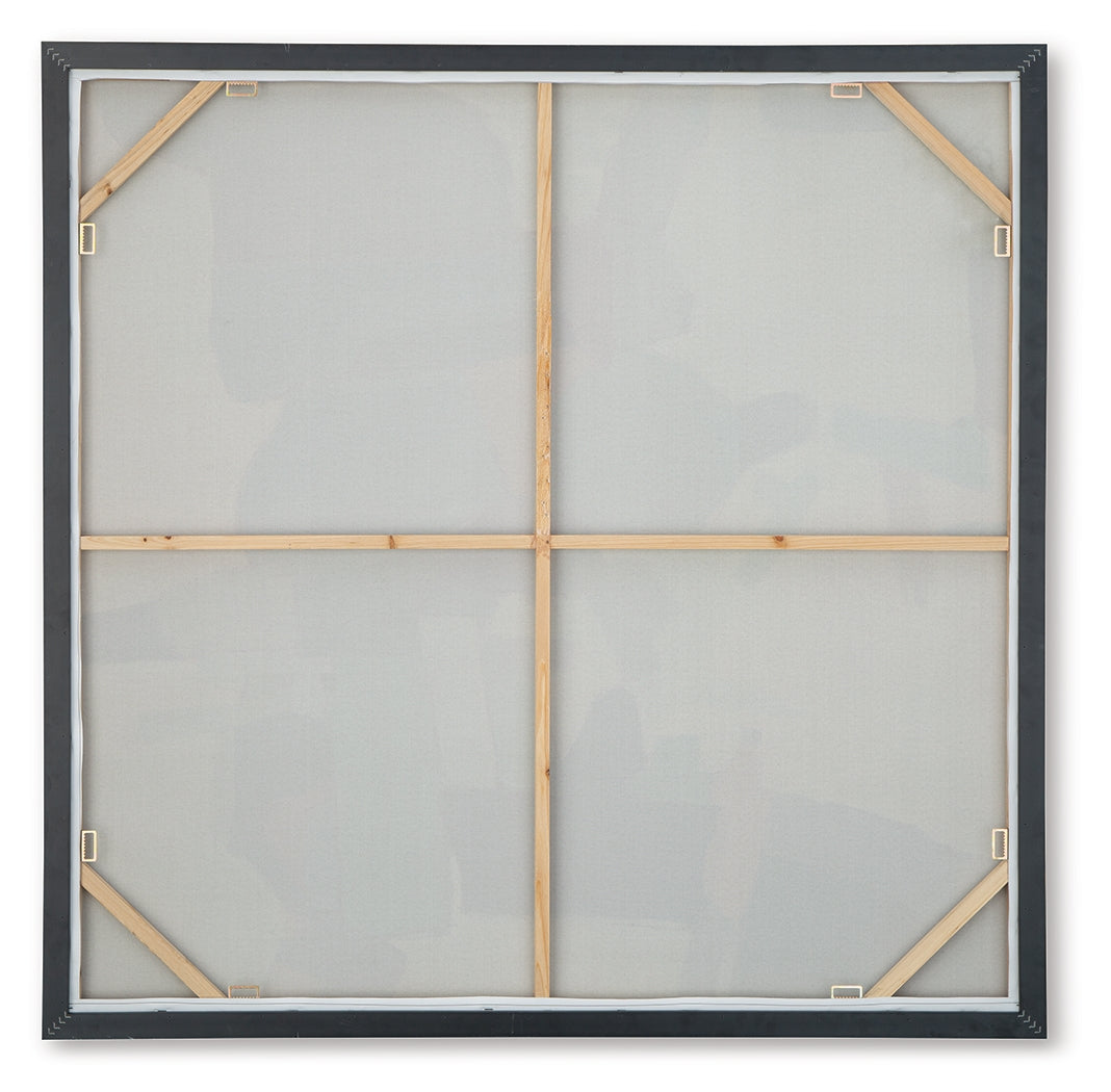 Wynburn White/Blue/Green Wall Art by Ashley at Eve Furniture