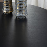 Wyndham Black Round Dining Table by Crestview at Eve Furniture
