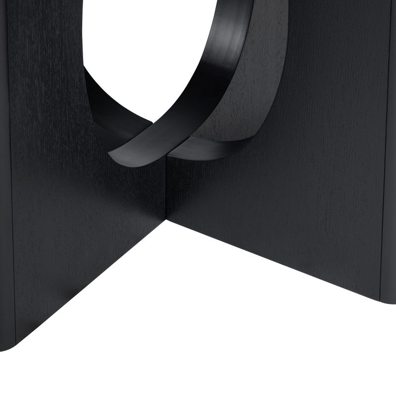 Wyndham Black Round Dining Table by Crestview at Eve Furniture