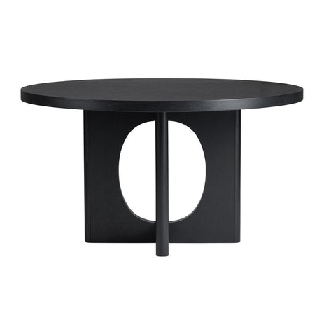 Wyndham Black Round Dining Table by Crestview at Eve Furniture