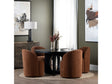 Wyndham Black Round Dining Table by Crestview at Eve Furniture