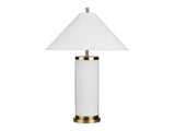 Wyndham White/Gold Table Lamp (Set of 2) by Crestview at Eve Furniture