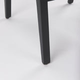 Wynn Beige Fabric W/Black Wood Dining Chair, Set of 2 by Mercana at Eve Furniture