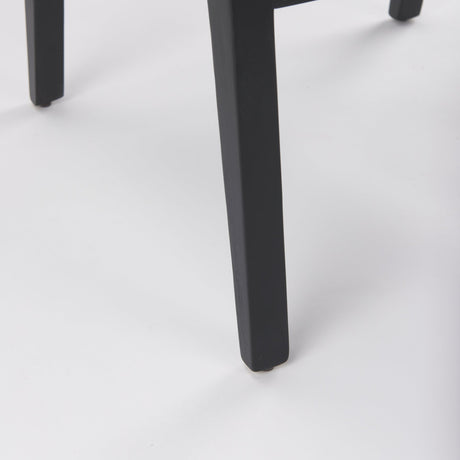 Wynn Beige Fabric W/Black Wood Dining Chair, Set of 2 by Mercana at Eve Furniture