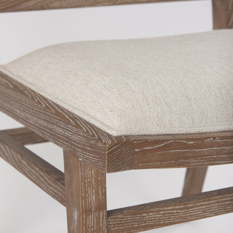 Wynn Fabric W/Brown Wood Dining Chair, Set of 2 by Mercana at Eve Furniture