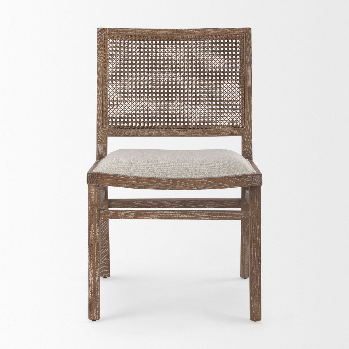 Wynn Fabric W/Brown Wood Dining Chair, Set of 2 by Mercana at Eve Furniture