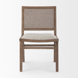 Wynn Fabric W/Brown Wood Dining Chair, Set of 2 by Mercana at Eve Furniture