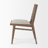 Wynn Fabric W/Brown Wood Dining Chair, Set of 2 by Mercana at Eve Furniture