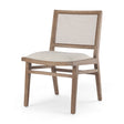 Wynn Fabric W/Brown Wood Dining Chair, Set of 2 by Mercana at Eve Furniture