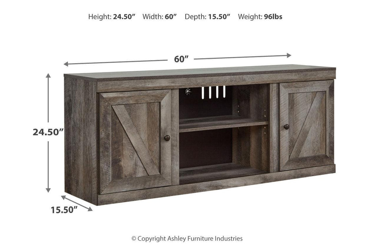Wynnlow Gray 60" TV Stand by Ashley at Eve Furniture