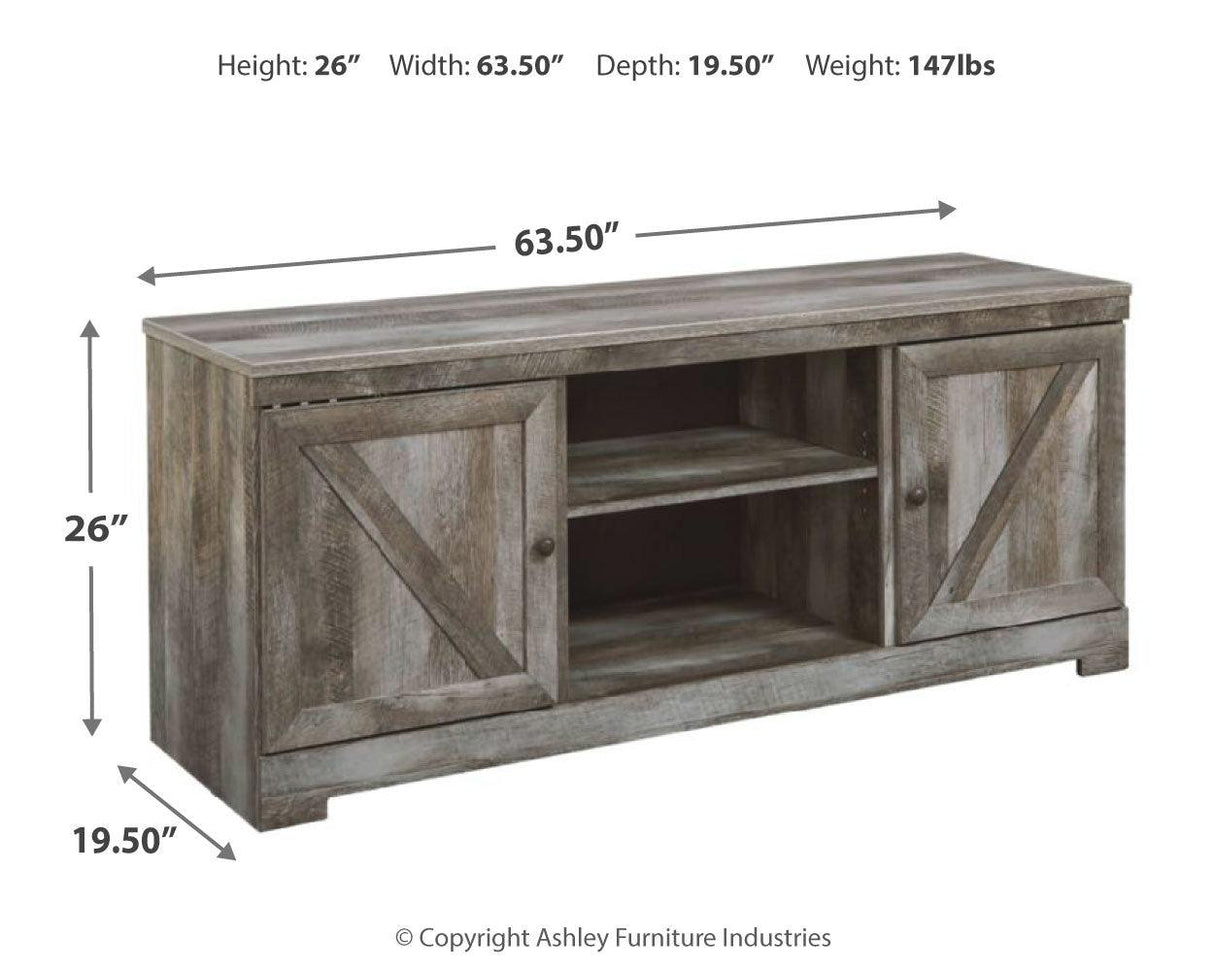 Wynnlow Gray 63" TV Stand by Ashley at Eve Furniture