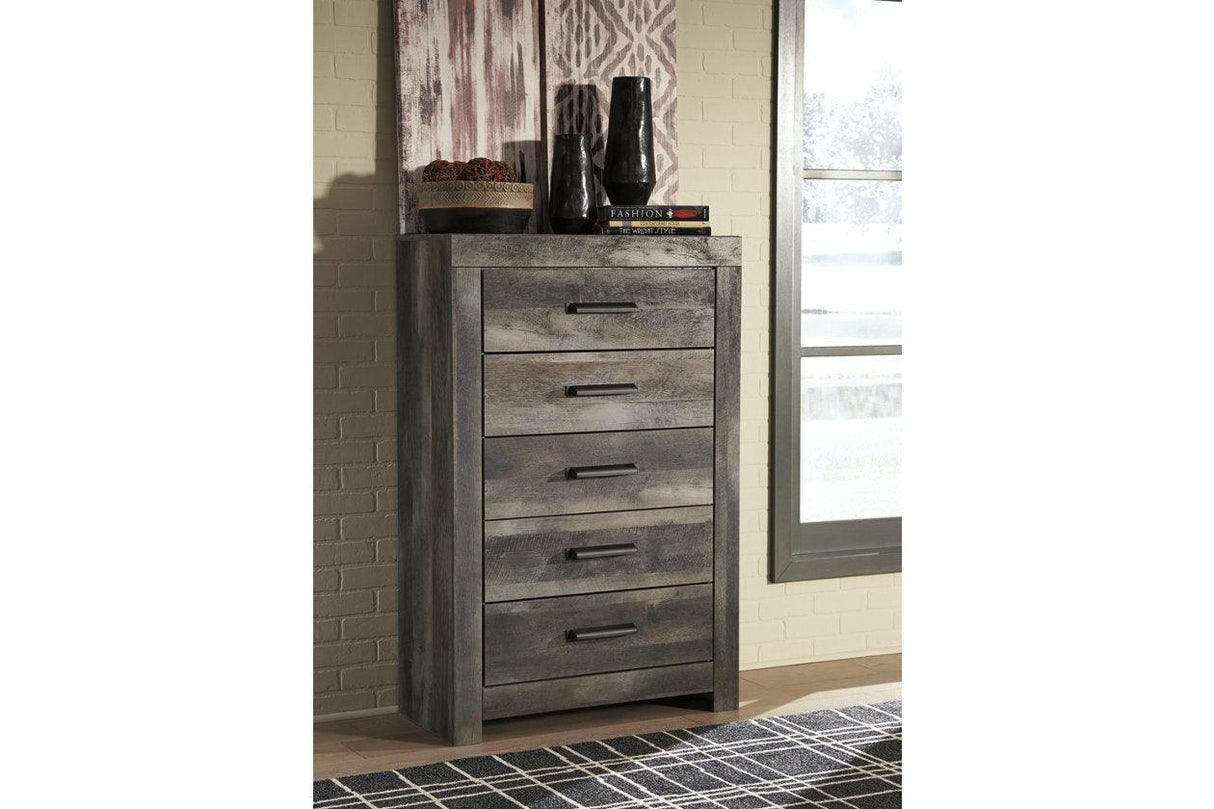 Wynnlow Gray Chest of Drawers by Ashley at Eve Furniture