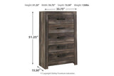 Wynnlow Gray Chest of Drawers by Ashley at Eve Furniture
