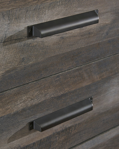 Wynnlow Gray Crossbuck Panel Bedroom Set by Ashley at Eve Furniture