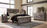 Wynnlow Gray Crossbuck Panel Bedroom Set by Ashley at Eve Furniture
