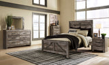 Wynnlow Gray Crossbuck Panel Bedroom Set by Ashley at Eve Furniture