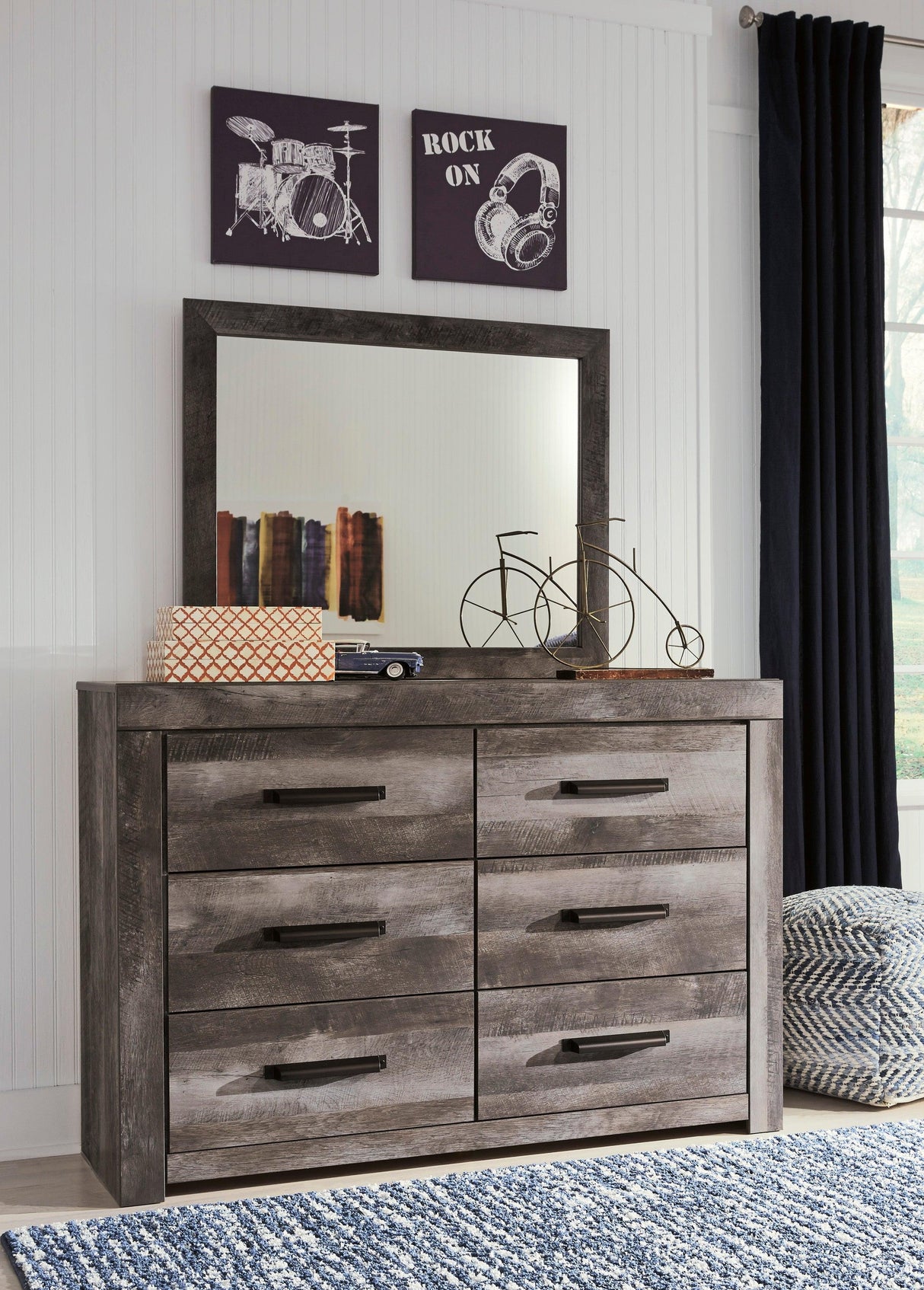 Wynnlow Gray Crossbuck Panel Youth Bedroom Set by Ashley at Eve Furniture