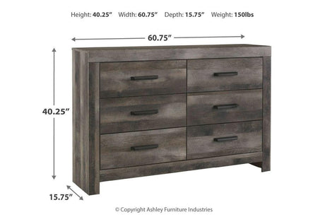 Wynnlow Gray Dresser by Ashley at Eve Furniture