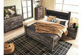 Wynnlow Gray King Poster Bed by Ashley at Eve Furniture