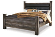 Wynnlow Gray King Poster Bed by Ashley at Eve Furniture