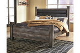 Wynnlow Gray King Poster Bed by Ashley at Eve Furniture