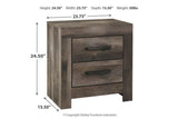 Wynnlow Gray Nightstand by Ashley at Eve Furniture