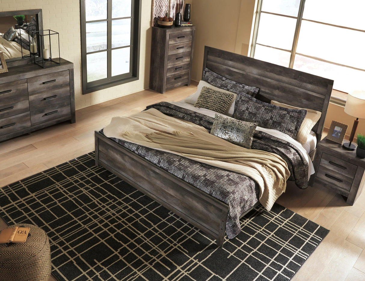 Wynnlow Gray Panel Bedroom Set by Ashley at Eve Furniture