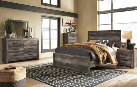 Wynnlow Gray Panel Bedroom Set by Ashley at Eve Furniture