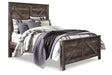 Wynnlow Gray Queen Crossbuck Panel Bed by Ashley at Eve Furniture