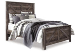 Wynnlow Gray Queen Crossbuck Panel Bed by Ashley at Eve Furniture