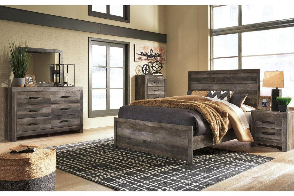Wynnlow Gray Queen Panel Bed by Ashley at Eve Furniture
