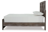 Wynnlow Gray Twin Crossbuck Panel Bed by Ashley at Eve Furniture