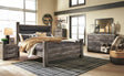 Wynnlow Gray Upholstered Poster Bedroom Set by Ashley at Eve Furniture