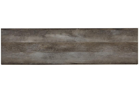 Wynnlow Gray TV Stand with Electric Fireplace by Ashley at Eve Furniture