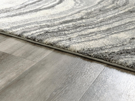 Wysdale Cream/Gray Large Rug by Ashley at Eve Furniture