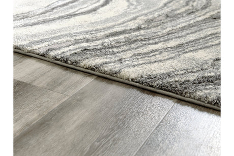 Wysdale Cream/Gray Medium Rug by Ashley at Eve Furniture