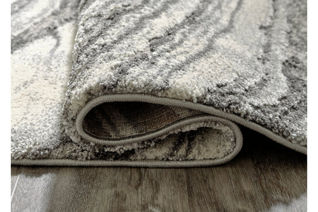 Wysdale Cream/Gray Medium Rug by Ashley at Eve Furniture