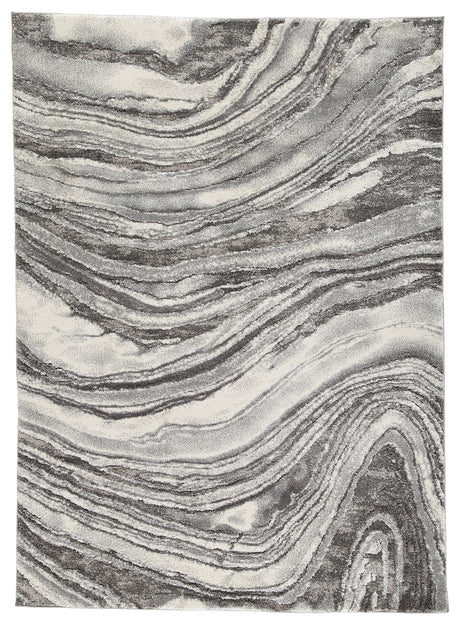 Wysdale Cream/Gray Medium Rug by Ashley at Eve Furniture