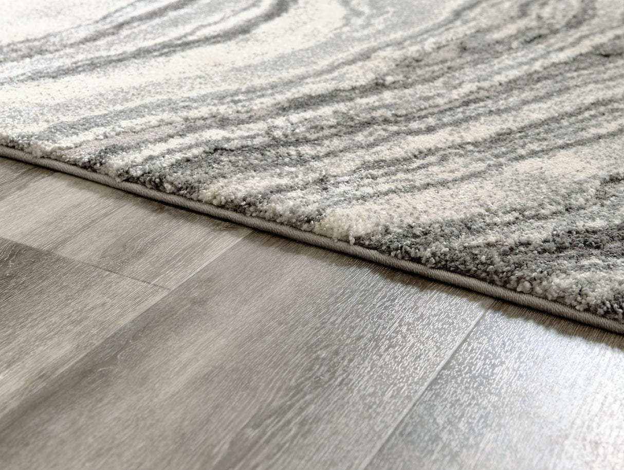 Wysdale Cream/Gray Medium Rug by Ashley at Eve Furniture