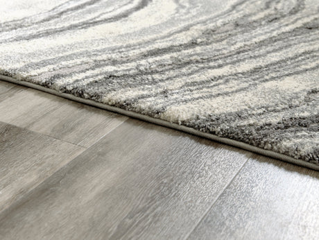 Wysdale Cream/Gray Medium Rug by Ashley at Eve Furniture