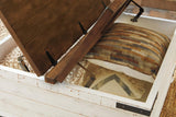Wystfield White/Brown Coffee Table and 2 End Tables by Ashley at Eve Furniture
